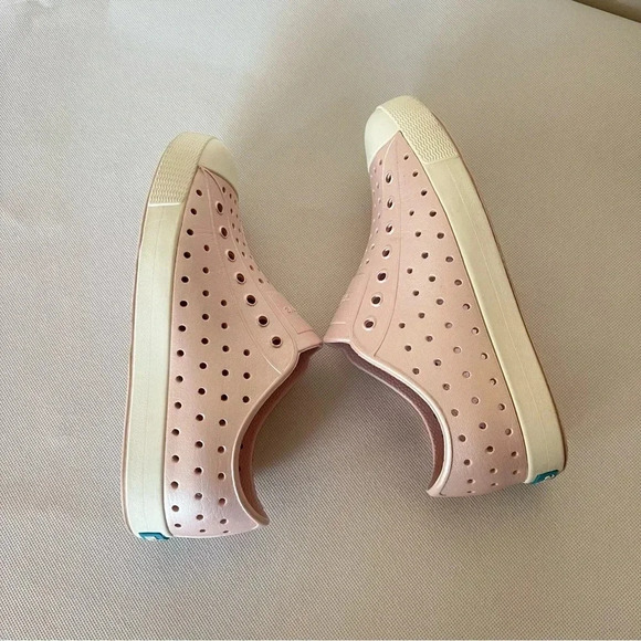 Native Shoes - Jefferson Juniors Size 3 Shoe Pink Metallic Slip-On - Picture 8 of 11